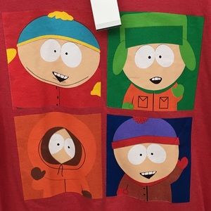 South Park T-Shirt, Cartman, Kenny, Stan & Kyle